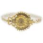 TFJ Women Jewelry Boot Bracelet Bling Flower Victorian Style Pendant Metal Chain Shoe Charm