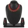 Efulgenz Boho Indian Oxidized Faux Pearl Beaded Vintage Tribal Statement Choker Necklace Earrings Jewelry Set