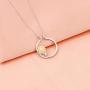 WSNANG Ring Holder Necklace Sunflower Ring Keeper Pendant Necklace Jewelry for Women Girl