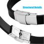 Bestay Fathers Day Gift - Dad Gift from Son Daughter for Birthday Christmas ,Personalized Engraved Bracelet Inspirational Wristband for Men