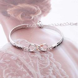 BAUNA A Tale As Old As Time Beauty and The Beast Inspired Belle Bracelet Rose Flower Floral Jewelry for Her