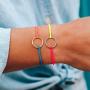 Pura Vida Gold or Silver Two-Tone Full Circle Bracelet - Waterproof, Adjustable