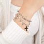 Mshion Bangtan Boys BTS Bracelet Jimin Suga Womens Stainless Steel Bracelets Pendant Link Jewelry