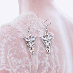 SEIRAA Fairy princess Dangle Earring Arwen Evenstar Pendant Jewelry for Her