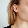 Kainier Mini Hoop Earrings 18K Gold Plated Cubic Zirconia Ear Cuff Earrings Huggie Hoop Cartilage Earring Hypoallergenic Jewelry for Women and Girls Rose/Gold Kainier Mini Hoop Earrings 18K Gold Plated Cubic Zirconia Ear Cuff Earrings Huggie Hoop Cartilage Earring Hypoallergenic Jewelry for Women and Girls Rose/Gold