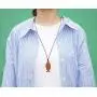Natural Red Sandalwood Jesus Fish Pendant Necklace for Men Women Boy Girl Children Kids Wood Sign of the Fish Gift Wooden Christian Sweater Chain Car Rearview Mirror Pendant