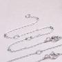 Necklace Extenders Necklace Chains Sterling Silver Bracelet Anklet Extenders Set 2, 3, 4, and 6 Inches in Silver, Gold, and Rose Gold