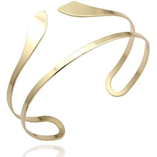 Q&Q Fashion Egypt Bar Curve Geo Open Upper Arm Cuff Armlet Armband Bangle Bracelet Gift