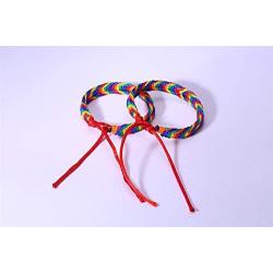 Various Style Gay & Lesbian LGBT Pride Braided Macrame Bracelet Bulk Rainbow Pride Parade Accessory Wristband Handmade Pride Jewelry for Men Women