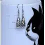 18k Gold Plate 925 Sterling Silver Vintage Filigree Dangle Earrings for Women 18k Gold Plate 925 Sterling Silver Vintage Filigree Dangle Earrings for Women