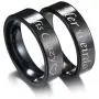 fashionlife2018 Couple Rings Wedding Band Anniversary Engagement His and Her Promise Ring His Crazy Her Weirdo Black Titanium Steel Ring 6mm fashionlife2018 Couple Rings Wedding Band Anniversary Engagement His and Her Promise Ring His Crazy Her Weirdo Black Titanium Steel Ring 6mm