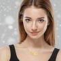 Joycuff Birthday Year Necklace for Women 18K Gold Plated Stainless Steel Birth Year Number Pendant Necklace Memorable Anniversary Jewelry for Girls