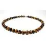 Auras by Osiris Mens Necklaces Healing Crystal Necklace 19/24/30 Inch Beaded Necklace Chains for Men 6/8/10/12/14/16mm Gemstone Necklace Handmade in USA