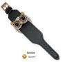 Accents Kingdom Crystal Owl Leather Cuff Bracelet