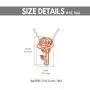 Solid 18k Gold Rose Flower Pendant Necklace for Women, Dianty Fine Jewelry Gifts for Wife / Girlfriend, 17'' Solid 18k Gold Rose Flower Pendant Necklace for Women, Dianty Fine Jewelry Gifts for Wife / Girlfriend, 17''
