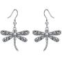 ONEFINITY Dragonfly Earrings Sterling Silver Dragonfly Dangle Drop Earrings Dragonfly Jewelry for Women
