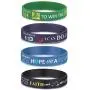 Rinspyre Set of 4 Silicone Motivational Bible Verse Bracelets Philippians 4:13 Christian Religious Jewelry Gift for Men Women Rinspyre Set of 4 Silicone Motivational Bible Verse Bracelets Philippians 4:13 Christian Religious Jewelry Gift for Men Women
