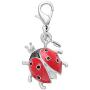 NOUMANDA Insect Jewelry Tiny Ladybug Charm for Bracelet,Necklace,Keyring