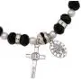 Rosemarie Collections Womens Beaded Stretch Rosary Bracelet with Crucifix and Miraculous Medal Rosemarie Collections Womens Beaded Stretch Rosary Bracelet with Crucifix and Miraculous Medal