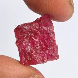 A Grade Natural Raw Rough Red Ruby 8.00 Ct Healing Crystal Rough Ruby Stone for Cabbing