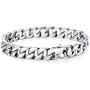 Trendsmax 10mm Mens Women Chain Gold Plated Stainless Steel Curb Cuban Link Chain Bracelet 8-10inch Hip Hop Jewelry