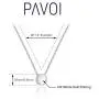 PAVOI 14K Gold Plated Sterling Silver Dot Pendant | Layered Necklaces | Gold Necklaces for Women | 18'' Length with a 2'' Extension
