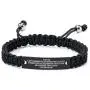 MEALGUET Braided Rope Style Always Remember Engraved Inspirational Son Bracelets, to My Son from Mom Dad Bracelets Gift for Christmas Graduation MEALGUET Braided Rope Style Always Remember Engraved Inspirational Son Bracelets, to My Son from Mom Dad Bracelets Gift for Christmas Graduation