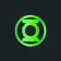 DC Comics Mens Stainless Steel Justice League Superhero Logo Ring Jewelry, Green Lantern, Size 10