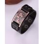 Dawapara Vintage Fenrir Nordic Wolf Celtic Knot Metal Cuff Bracelet Spiritual Animal Jewelry for Men/Women Gift