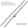 VENICEBEE Archangel St. Michael Saint Medal Cross Shield Sword Angel Guardian Protection Orthodox Christian Mikhail Solid 925 Sterling Silver Pendant Necklace with Chain Black Pouch Polishing Cloth Gift Box