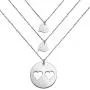 SEIRAA Mother Daughters Necklace Set Mom Daughter Heart Jewelry Gift for Mom