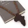 Wooden bead necklace big Pendant Wooden bead necklace big Pendant