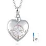 FREECO Sterling Silver Meticulous Morkmanship Memorial Urn Necklace Always with me Cremation Jewelry Pendant Necklaces for ashes FREECO Sterling Silver Meticulous Morkmanship Memorial Urn Necklace Always with me Cremation Jewelry Pendant Necklaces for ashes