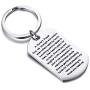 HOLLP Nurse Prayer Gift A Nurses Prayer Jewelry Nurse Graduation Gift Nurse Birthday Gift Nursing Student Gift Dog Tag Keychain