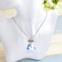 na 3 Pcs/Set Cartoon Necklaces French Fries Hot Dog Bread Hamburger Pendant Best Friends Unicorn Necklace Christmas BFF Sets Jewelry (Unicorn)