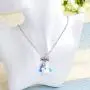 na 3 Pcs/Set Cartoon Necklaces French Fries Hot Dog Bread Hamburger Pendant Best Friends Unicorn Necklace Christmas BFF Sets Jewelry (Unicorn)