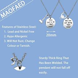 MAOFAED Thor Loki Friendship Jewelry Gift for Friend Hey Let’s Do Get Help