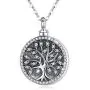 Eusense Cremation Necklace for Ashes Sterling Silver, Tree of Life Pendant Urn Necklaces Jewelry for Human Ashes for Women Eusense Cremation Necklace for Ashes Sterling Silver, Tree of Life Pendant Urn Necklaces Jewelry for Human Ashes for Women
