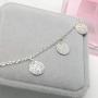 YienDoo Boho Multilayer Silver Ocean Wave Pendant Necklace Chain Dainty Sequins Choker Bohemian Layered Charm Beach Necklace Jewelry for Women and Girls