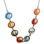 JczR.Y Eight Planets Necklace Pendent Double-Sided Glass Ball Universe Galaxy Solar System Guardian Stars Necklace for Women
