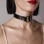 Zoestar Black Leather Choker Necklaces Circle Adjustable Collar Necklace Jewelry for Women (Black) Zoestar Black Leather Choker Necklaces Circle Adjustable Collar Necklace Jewelry for Women (Black)