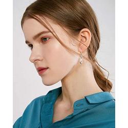 WAINIS 11 Pairs Classic Dangle Silver Drop Earrings for Women Simple Double Twist Long Thread Fashion Plated Silver Earring Jewelry