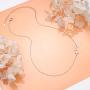 S925 Sterling Silver Jewelry Sideways Choker Necklace 14 inches to 18 inches
