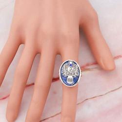 HOLLP The Originals Inspired Jewelry Gifts 26 Initial Letter Alphabet A-Z Initial Ring Gift for TV Fans