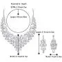 BriLove Womens Costume Fashion Crystal Cluster Chunky Statement Necklace Dangle Earrings Set BriLove Womens Costume Fashion Crystal Cluster Chunky Statement Necklace Dangle Earrings Set