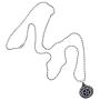 Celtic Jewelry Star Pentagram Pentacle Pagan Wicca Wiccan Magic Pewter Unisex Mens Pendant Necklace Protection Amulet Wealth Money Win Good Luck Lucky Charm Safe Travel Talisman w Silver Ball Chain