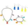 Gummy Bear Necklace Bracelet Set Colorful Multicolor Transparent Resin Bear Earring Cartoon Cute Candy Crazy Aesthetic Pendant Necklace for Girls Women Jewelry Gummy Bear Necklace Bracelet Set Colorful Multicolor Transparent Resin Bear Earring Cartoon Cute Candy Crazy Aesthetic Pendant Necklace for Girls Women Jewelry