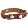 YOYONY Mens/Womens Inspirational Message Braided Leather Bracelets/Bangles for Sports.