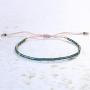 KELITCH Seed Bead Friendship Strand Bracelet Handmade Beaded String Bracelet Fashion Charm Jewelry
