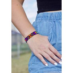 Handmade Bracelet, Glass Beads, Beaded, Variety Designs, Leather, Shabby Chic, Boho, Aztec Tribal, Handmade in Guatemala